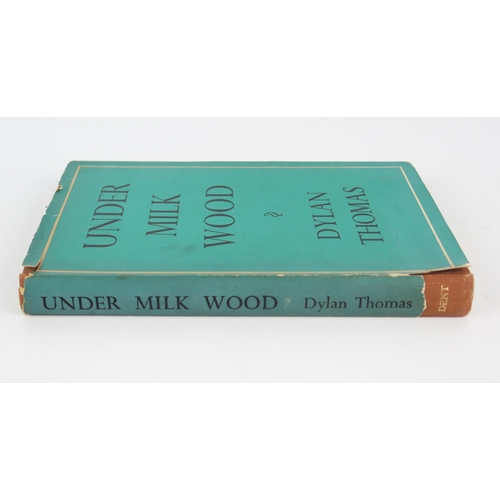 1701 - Dylan Thomas _ Under Milk Wood _ J.M. Dent & Sons Ltd., 1954, dust cover with tear