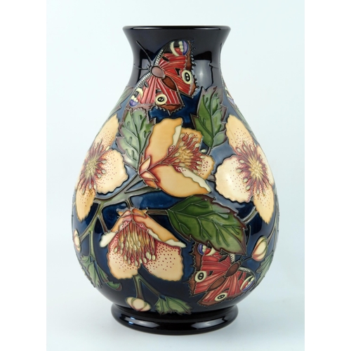 1370 - A Moorcroft pottery vase 'Amber Glow' of ovoid form, by Sian Leeper, No 68 of 150, 28cm high.