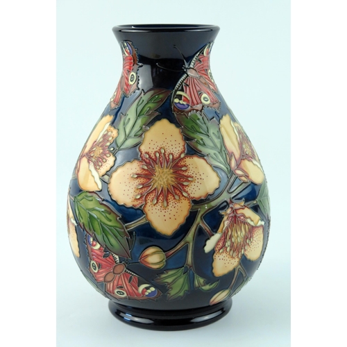 1370 - A Moorcroft pottery vase 'Amber Glow' of ovoid form, by Sian Leeper, No 68 of 150, 28cm high.