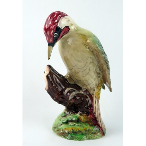 1379 - A Beswick pottery model of a Woodpecker, impressed No 1218.