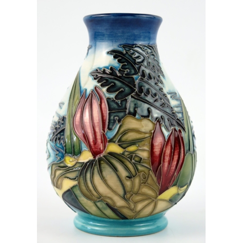 1393 - A Moorcroft pottery vase of ovoid form with 