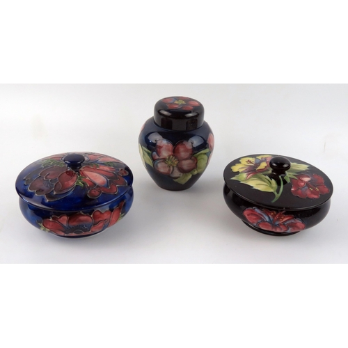 1394 - A Moorcroft pottery ginger jar and cover with 