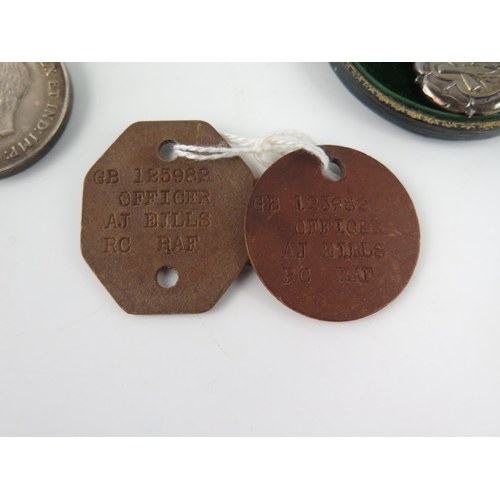 1551A - A World War One War Medal to Captain. R. EILLS, a group of four WWI miniatures, assorted silver, bro... 