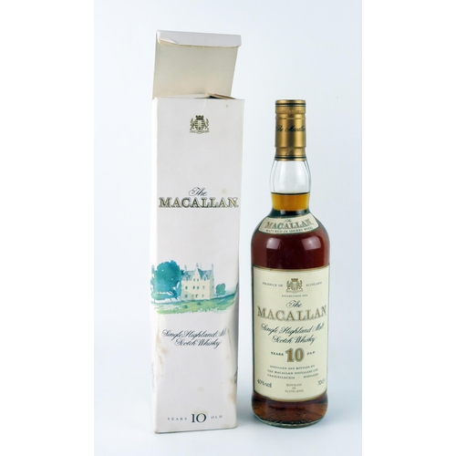 1601A - The Macallan 10 year old single malt Scotch whisky, 70cl in original card box.