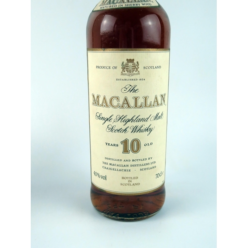 1601A - The Macallan 10 year old single malt Scotch whisky, 70cl in original card box.