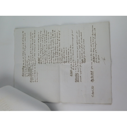 1707 - A Victorian mortgage for sale of land in the County of Buckingham. dated 14th August 1850.10