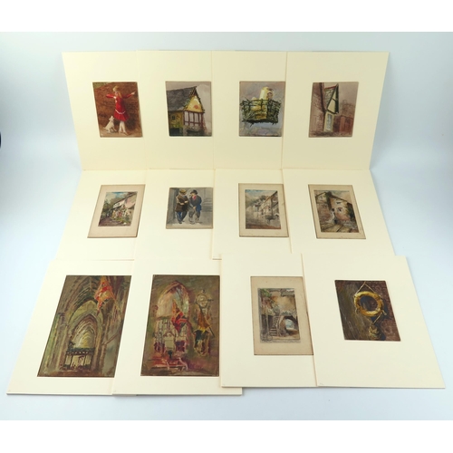 1713 - An extensive collection of postcards relating to Exeter and Exeter area, by Sidney and Lillie Endaco... 