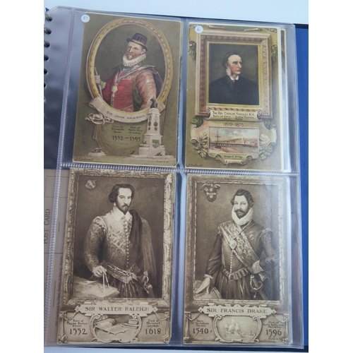 1713 - An extensive collection of postcards relating to Exeter and Exeter area, by Sidney and Lillie Endaco... 