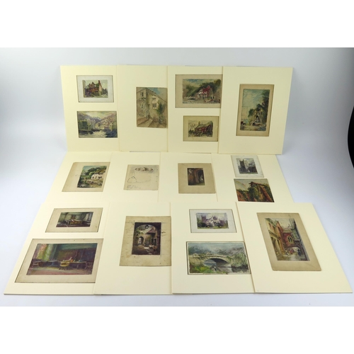 1713 - An extensive collection of postcards relating to Exeter and Exeter area, by Sidney and Lillie Endaco... 