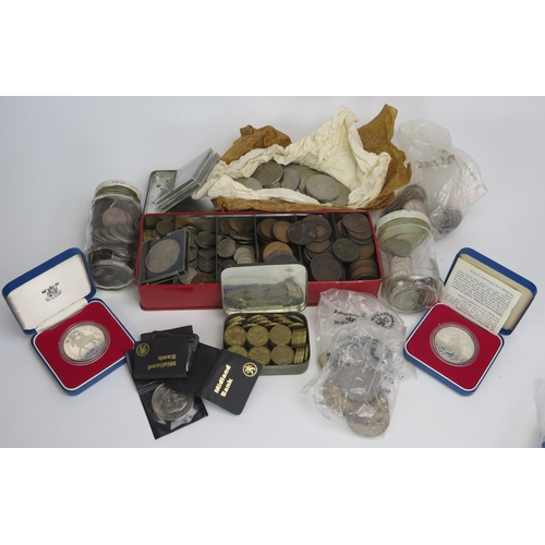 1852 - A Collection of Silver and other Commemorative Crowns and other UK pre-decimal coins