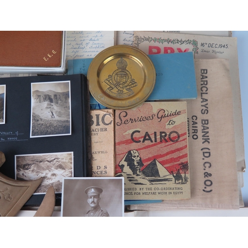 1549 - A collection of World War II period and earlier ephemera, includes diaries from 1937 onwards with ne... 