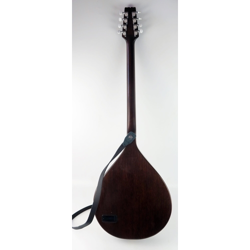 1642 - Paul Hathaway, an Irish long scale Bouzouki, with cedar top, mahogany back and sides, active Headway... 