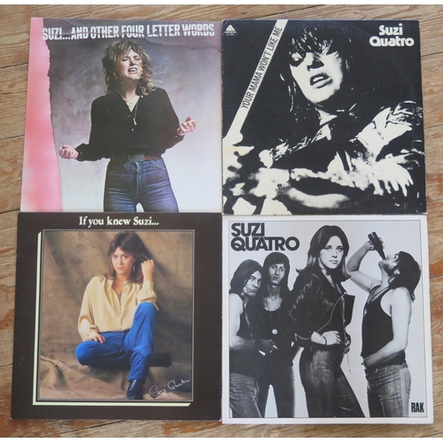 1649A - Four Suzi Quatro LPs including Your Mama Won't Like Me