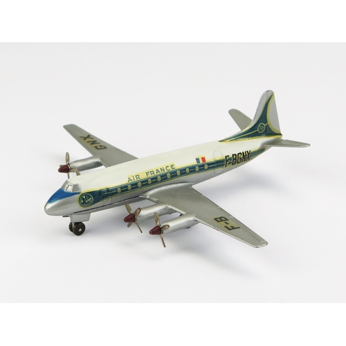 1156A - French Dinky 60E Vickers Viscount - white/silver/blue, 