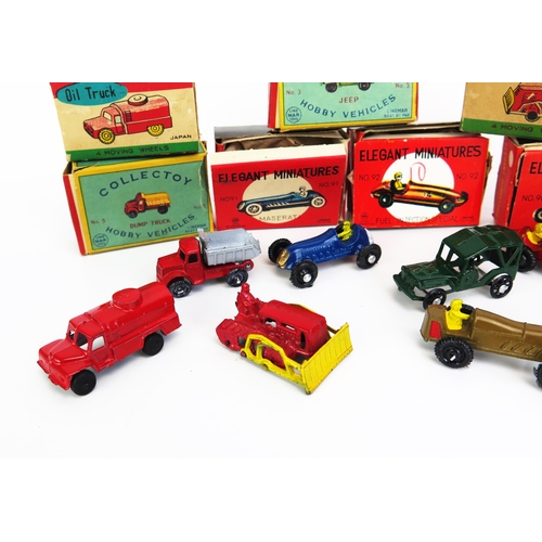 1228 - Line Mar Toys (Japan) and Others Miniature Toy Cars, Trucks, Plane, Boat etc, some similar to Matchb... 