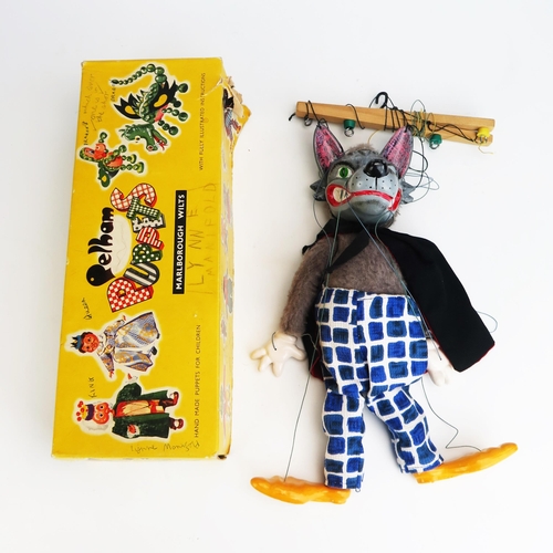 1273 - Pelham Puppets Wolf Type SL 1963 Range - excellent in correct box with graffiti