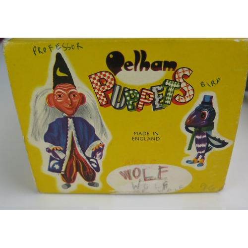 1273 - Pelham Puppets Wolf Type SL 1963 Range - excellent in correct box with graffiti