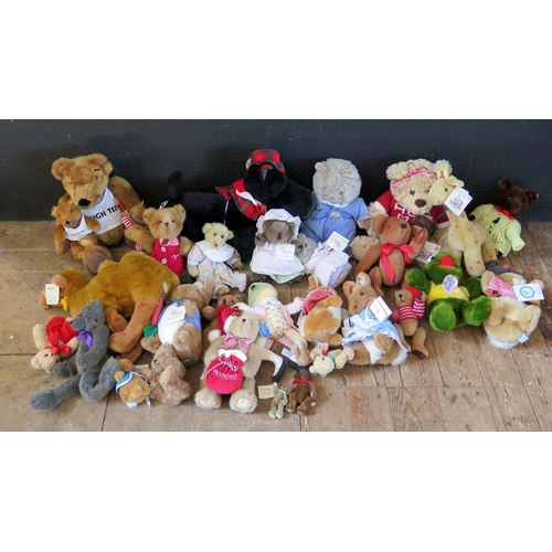 1295 - 2 Boxes of Modern Teddy Bears