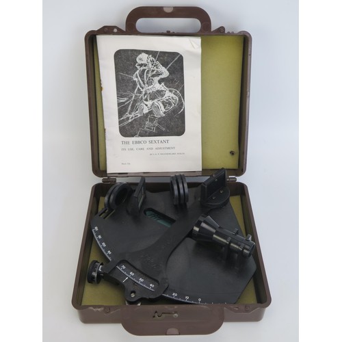 1641 - An Ebbco sextant, cased