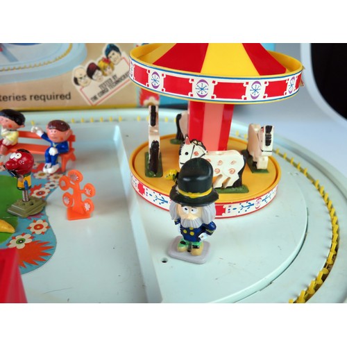 1163A - Corgi 853 Magic Roundabout Playground Set - includes Train and carriages, figures including Paul, Ro... 