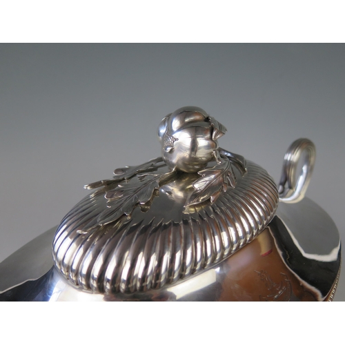 494 - A George III silver tureen and cover, struck four times for John Parker I & Edwin Wakelin, circa 177... 