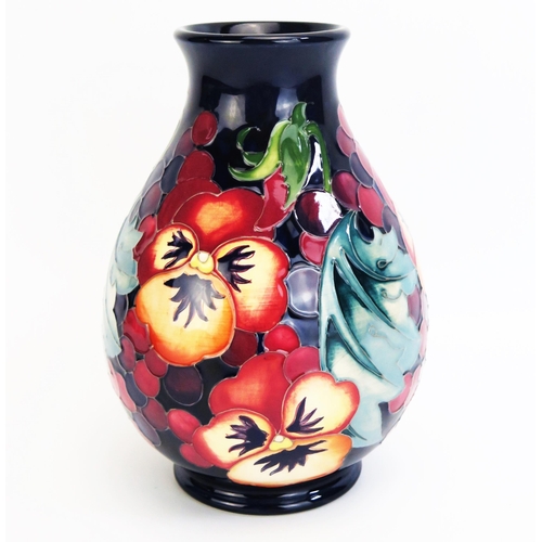 1089 - A Moorcroft 'Fruit Feast' vase, by designer Emma Bossons, released in 2017, numbered edition and sig... 