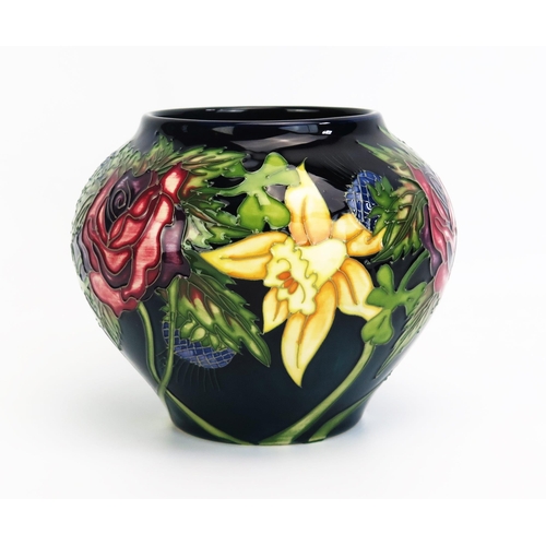 1107 - A Moorcroft pottery vase with 'Diamond Jubilee' decoration designed by Nicola Slaney, released in 20... 