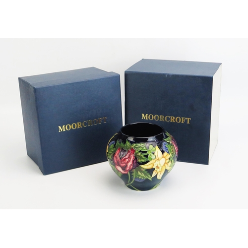 1107 - A Moorcroft pottery vase with 'Diamond Jubilee' decoration designed by Nicola Slaney, released in 20... 