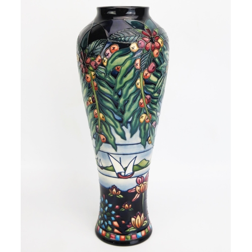 1119A - A Moorcroft pottery vase with 'Serendipity' decoration designed by Nicola Slaney, released in 2001, ... 