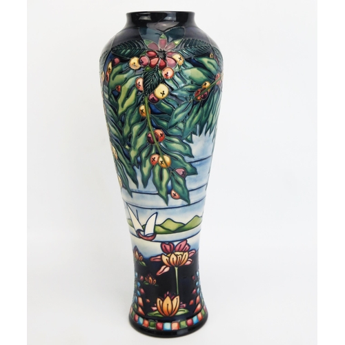 1119A - A Moorcroft pottery vase with 'Serendipity' decoration designed by Nicola Slaney, released in 2001, ... 