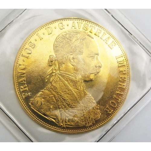 1127 - An Austrian 1915 $ Ducat Gold Coin, 13.963g (13.767g pure gold) in a sealed sleeve