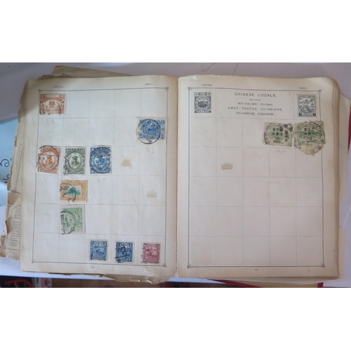 1145 - A Collection of World Stamps including Chinese, Ceylon, New Zealand, South Africa and Matchbox Model... 