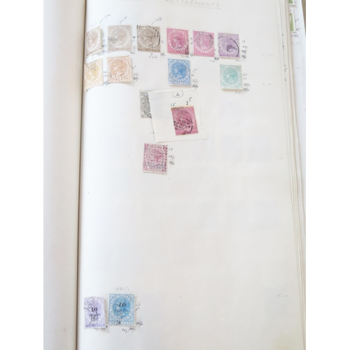 1146 - A Large Stamp Collection including Straights Settlements, other Empire including St. Vincent, Seyche... 