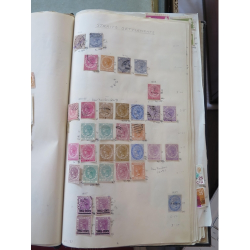 1146 - A Large Stamp Collection including Straights Settlements, other Empire including St. Vincent, Seyche... 