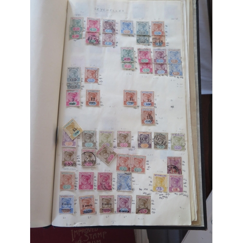 1146 - A Large Stamp Collection including Straights Settlements, other Empire including St. Vincent, Seyche... 