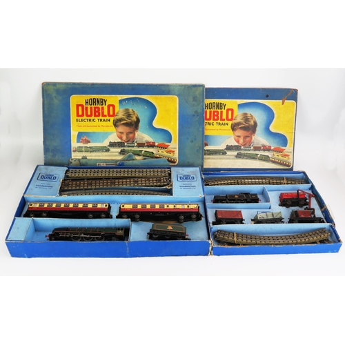 1499 - Two Hornby Dublo OO Gauge 3-Rail Train Sets including Passenger Train with 4-6-2 Duchess of Montrose... 