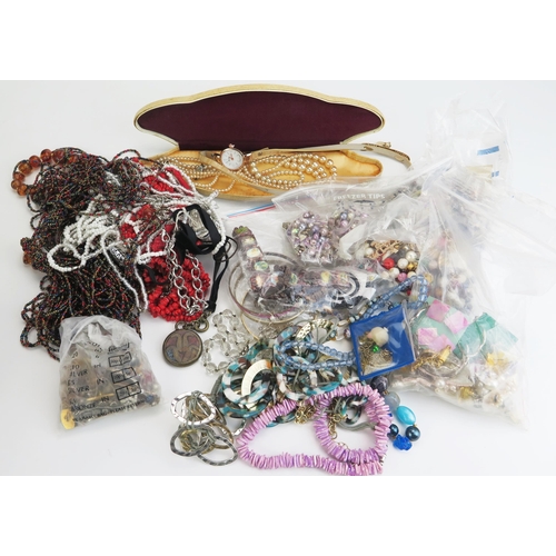 254 - Odd Costume Jewellery, etc.