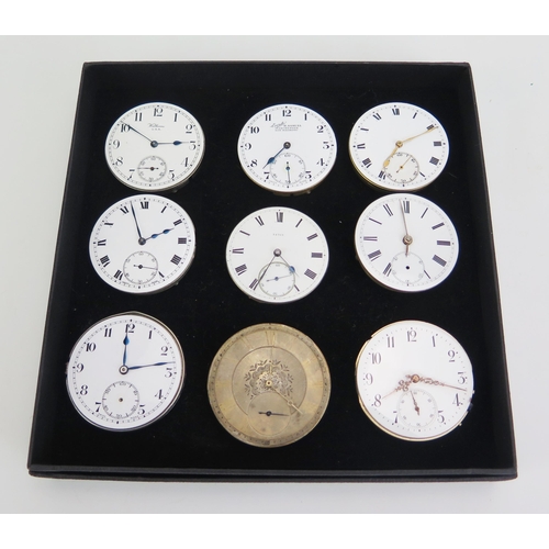 400 - Nine Pocket Watch Movements