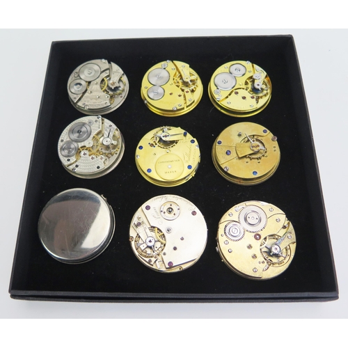 400 - Nine Pocket Watch Movements