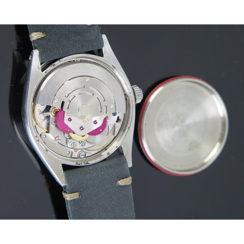 451 - A 1964 Gent's ROLEX, the 34mm steel case fitted with Explorer dial, Ref: 1002, calibre 1520 26 jewel... 