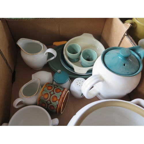 1037 - Denby Breakfast Ware And Coffee Set, Hornsea Bronte Biscuit Barrell And Tea And Coffee Set And Other... 