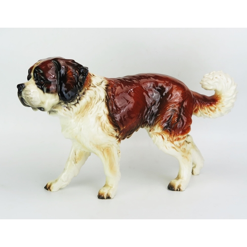 1052 - A Large Goebel Model of a St. Bernard (Bernese Mountain Dog), c. 47cm long