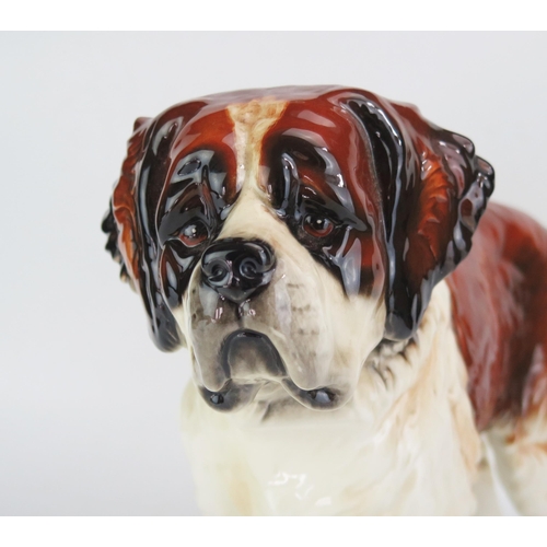 1052 - A Large Goebel Model of a St. Bernard (Bernese Mountain Dog), c. 47cm long