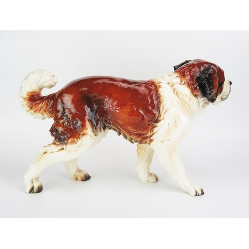 1052 - A Large Goebel Model of a St. Bernard (Bernese Mountain Dog), c. 47cm long