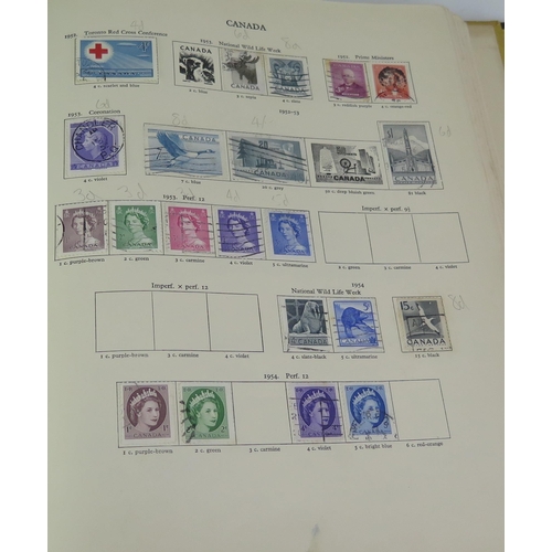 1193A - A German Stamp Album with Victorian and  later GB and Commonwealth Stamps including Australia (Melbo... 