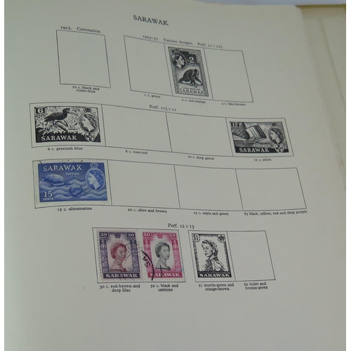 1193A - A German Stamp Album with Victorian and  later GB and Commonwealth Stamps including Australia (Melbo... 