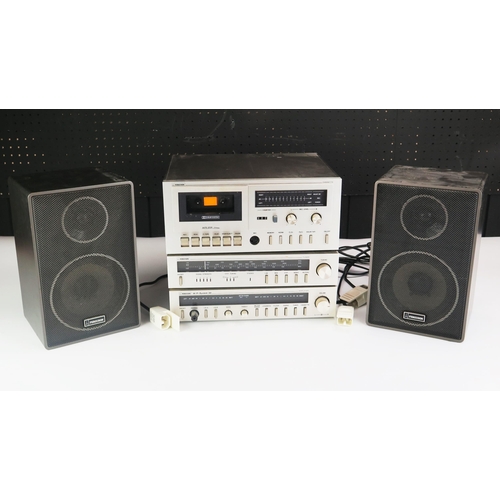 1201 - A Ferguson Hi-Fi System 30 amplifier, tuner, cassette player and speakers.