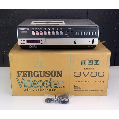 1202 - A Ferguson model 3V00 videomaster, video cassette recorder, in original cardboard packaging