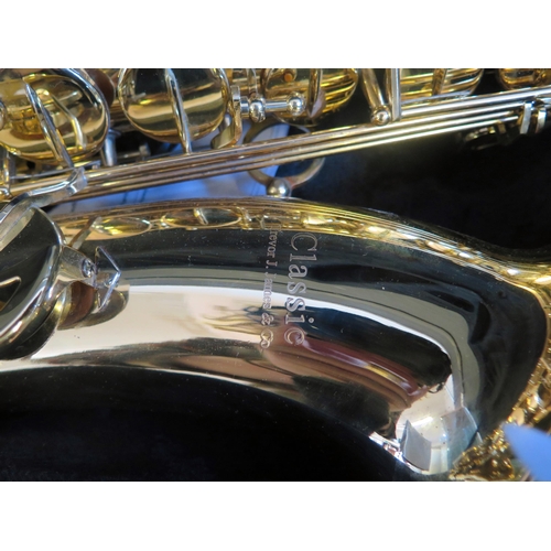 1235 - Trevor J. James Classic Tenor Saxophone in Padded in a Fitted Soft Shell Case with spare reeds and s... 