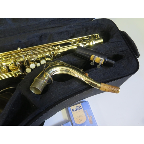 1235 - Trevor J. James Classic Tenor Saxophone in Padded in a Fitted Soft Shell Case with spare reeds and s... 